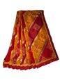 Orange Red Saree